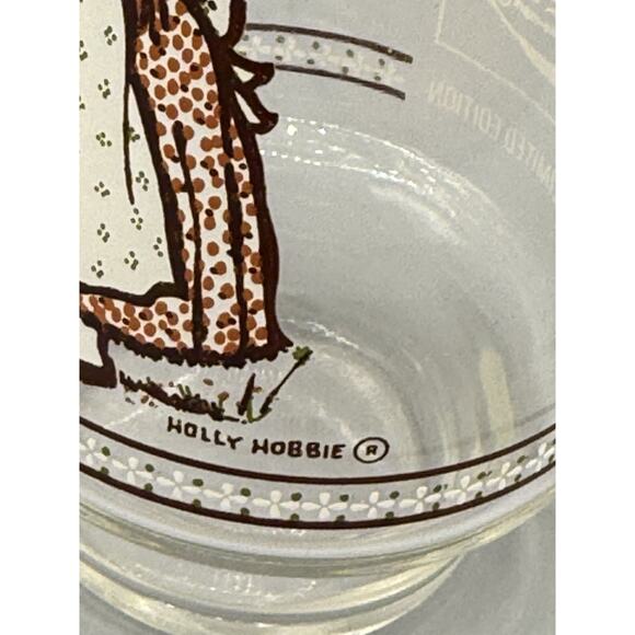 Vintage Holly Hobbie Coca-Cola Glasses Set of 2 ~ Limited Edition Happy Talk 70s - Picture 6 of 7